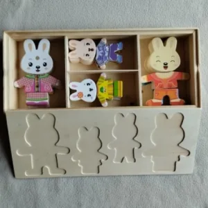 Received Wooden Dress Up Puzzle Set from customer P****n.