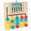 montessori puzzle, montessori wooden puzzle, color matching puzzle