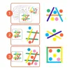 rainbow sticks game, matching game, educational game, educational toy