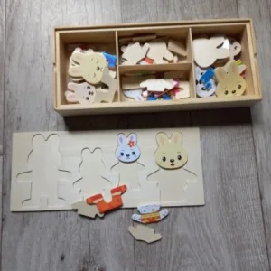 Received Wooden Dress Up Puzzle Set from customer T***e.