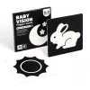 vision cards, black and white contrast cards