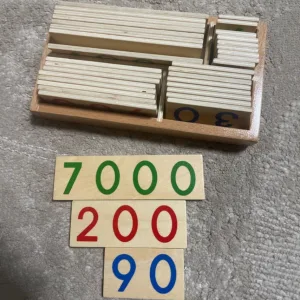 Received Wooden Numbers Card for Math Learning from customer J**n.