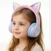 cute headphones, rgb headphones, cat ear headphones