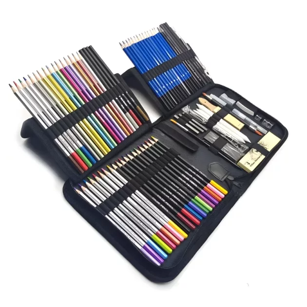 art set, pencil set, sketching kit, stationery set