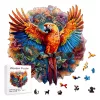 montessori toy, wooden puzzle toy, parrot puzzle game, parrot puzzle, jigsaw puzzle