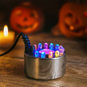 led pumpkin light, pumpkin light with mist, light up jack o lantern, led pumpkin, halloween decor