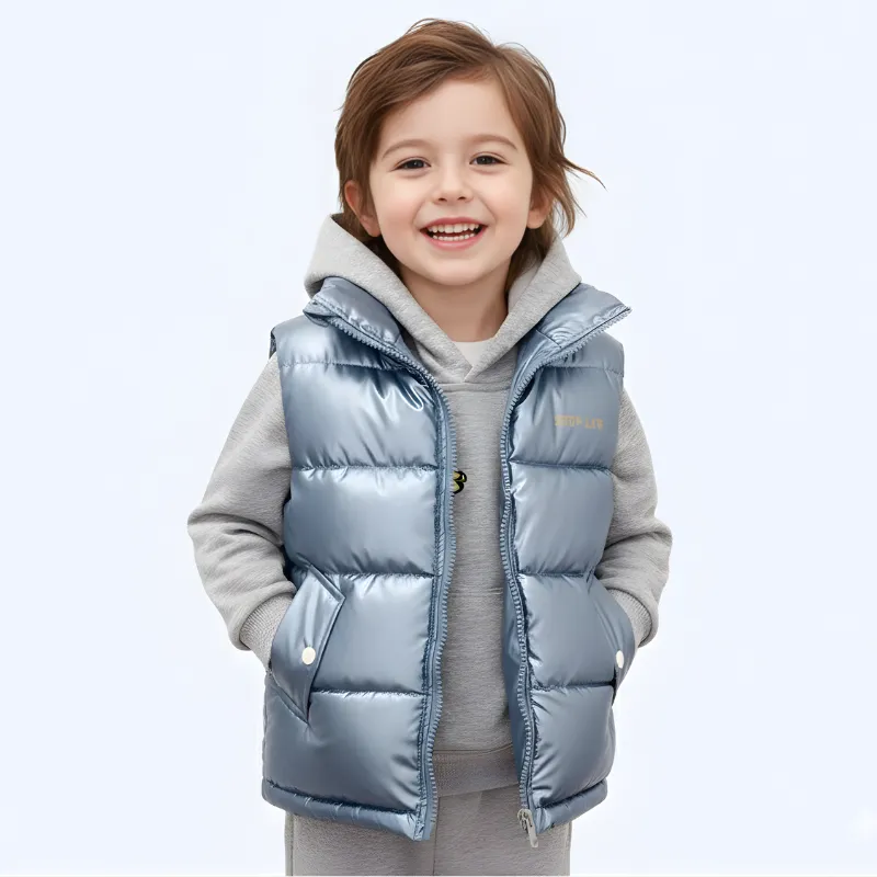 sleeveless puffer jacket, cotton vest, sleeveless jacket