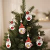 christmas ornament, wooden christmas tree ornament, christmas tree hanging decoration, cute christmas ornaments