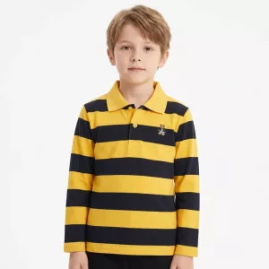 cotton polo shirt, striped polo shirt