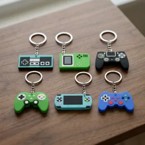 6pcs Video Game Controller Keychain
