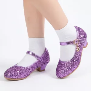 Cute Princess Heels Dress Shoes for Kids